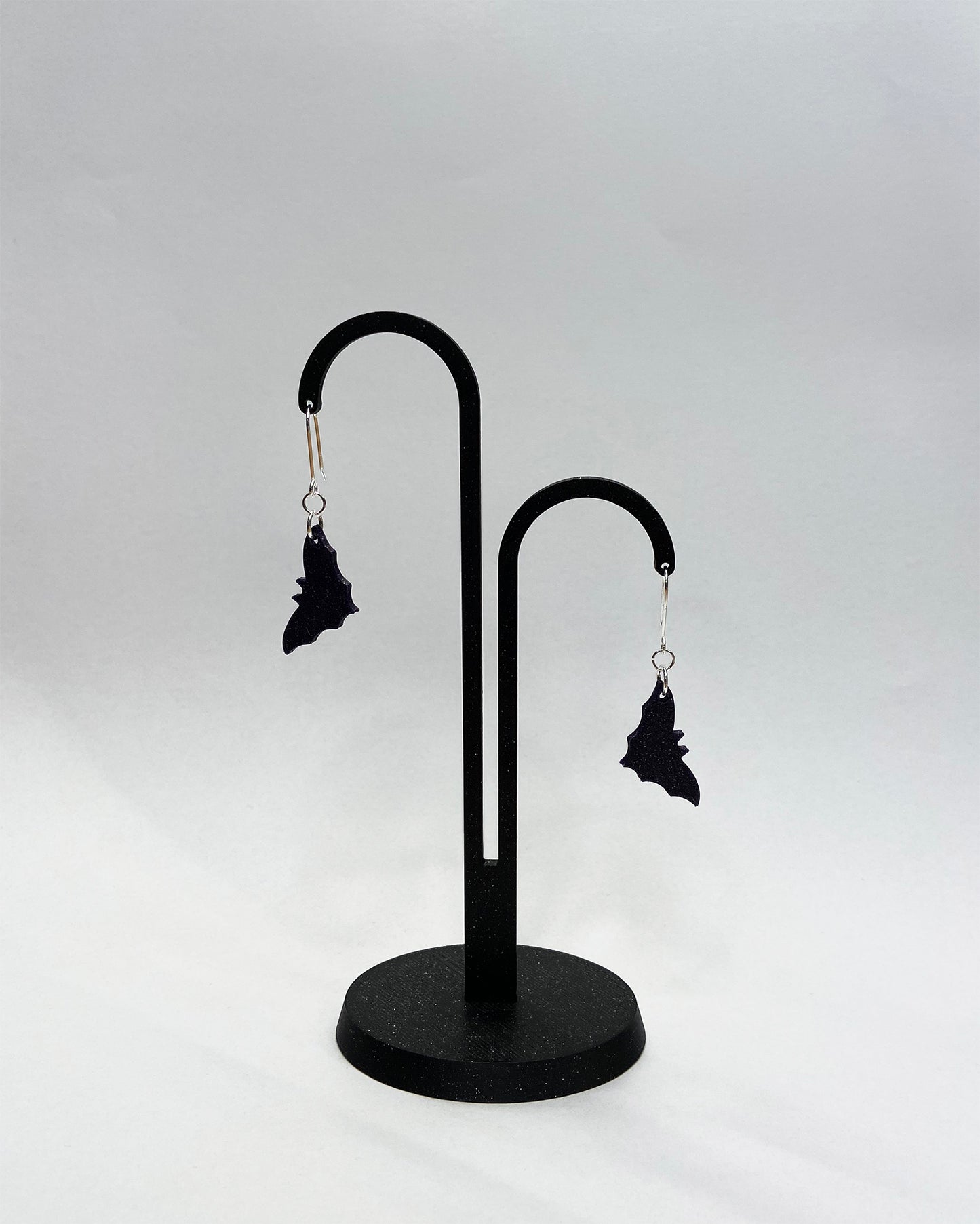 3D-printed earrings - Bats