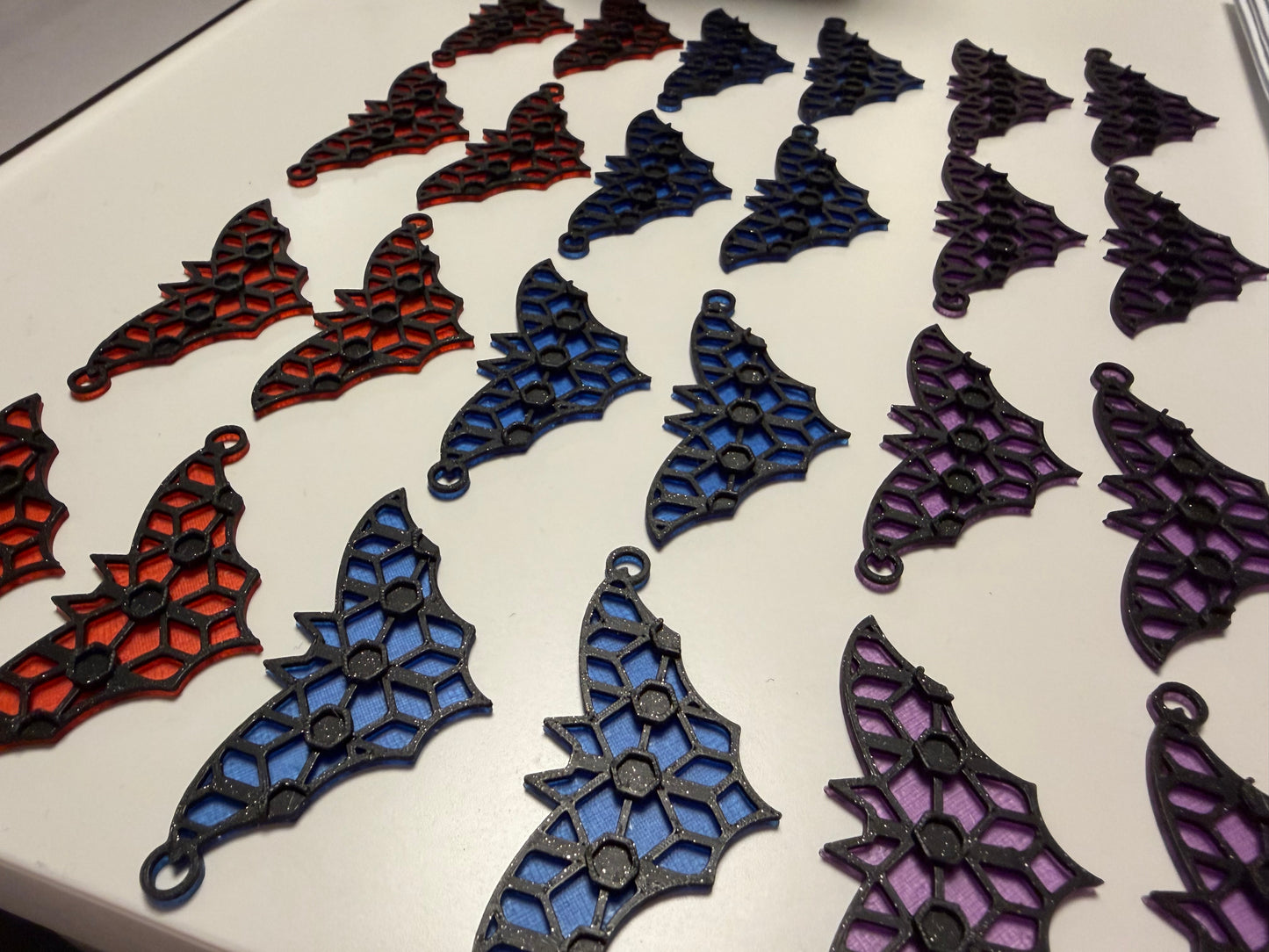 3D-gedruckte Ohrringe – Spitze