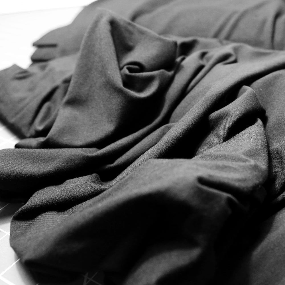 A pile of our soft jersey fabric.